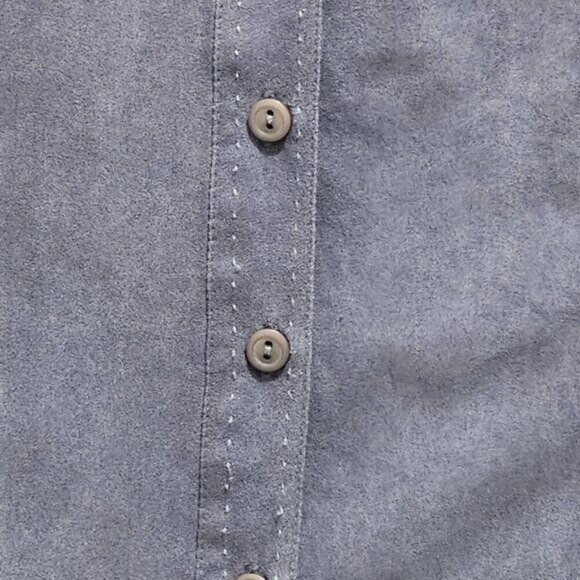 Lemon Grass Studio Button-Up Shirt S Gray - Picture 6 of 12